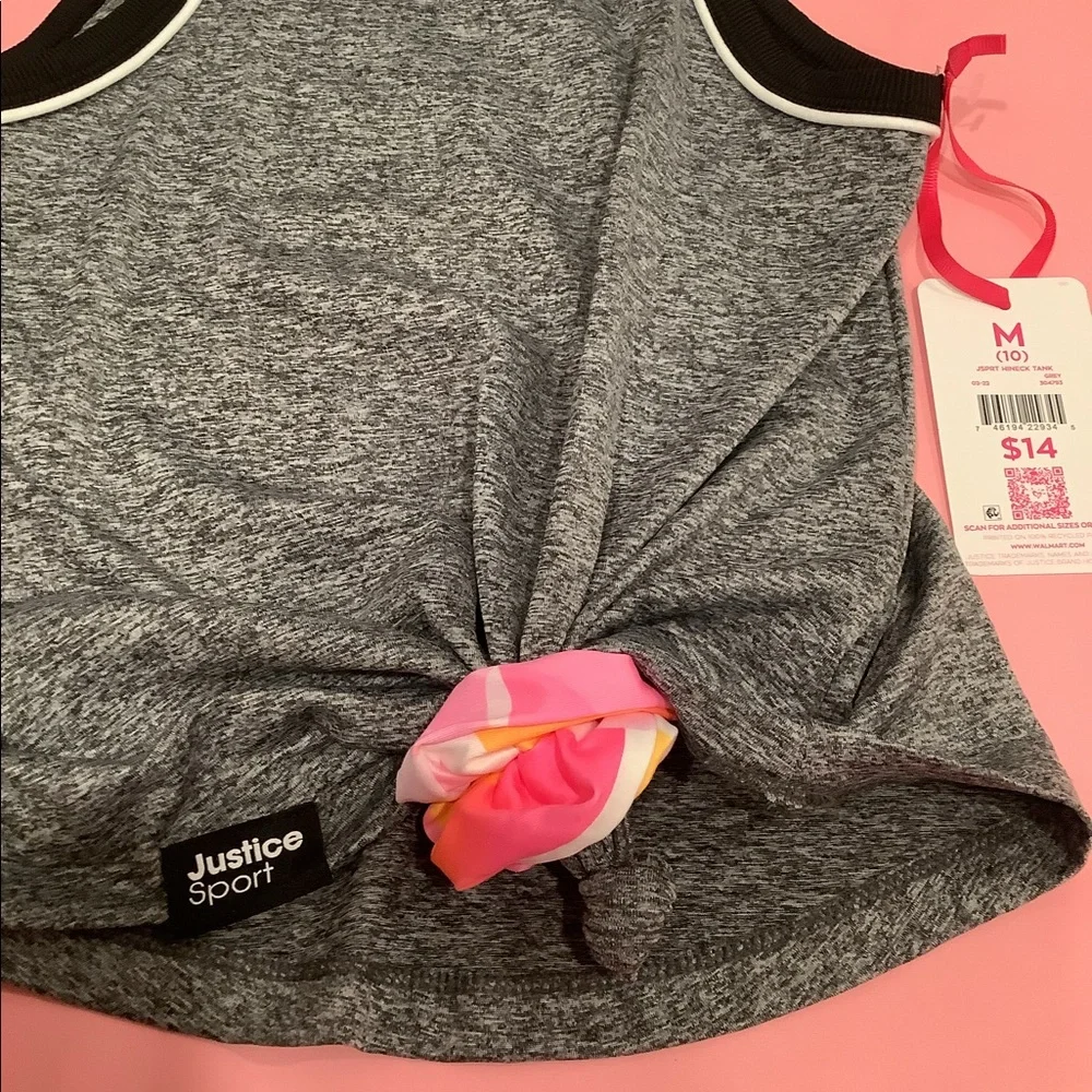 New Justice Girls J-Sport Essential Tank. Size 10